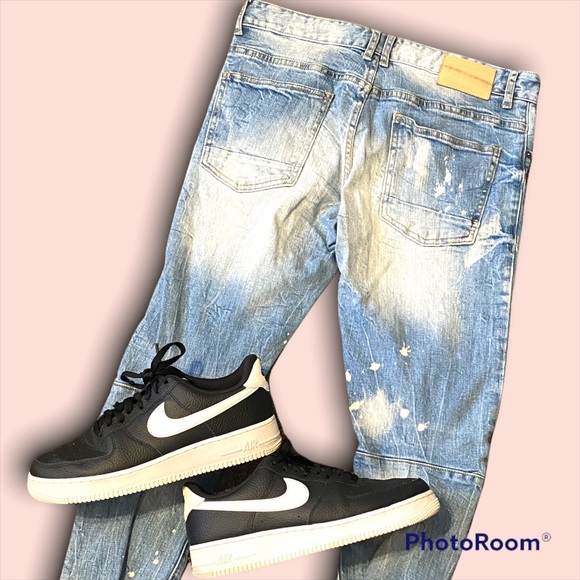 SMOKE RISE Mens Denim Jeans - Picture 3 of 4